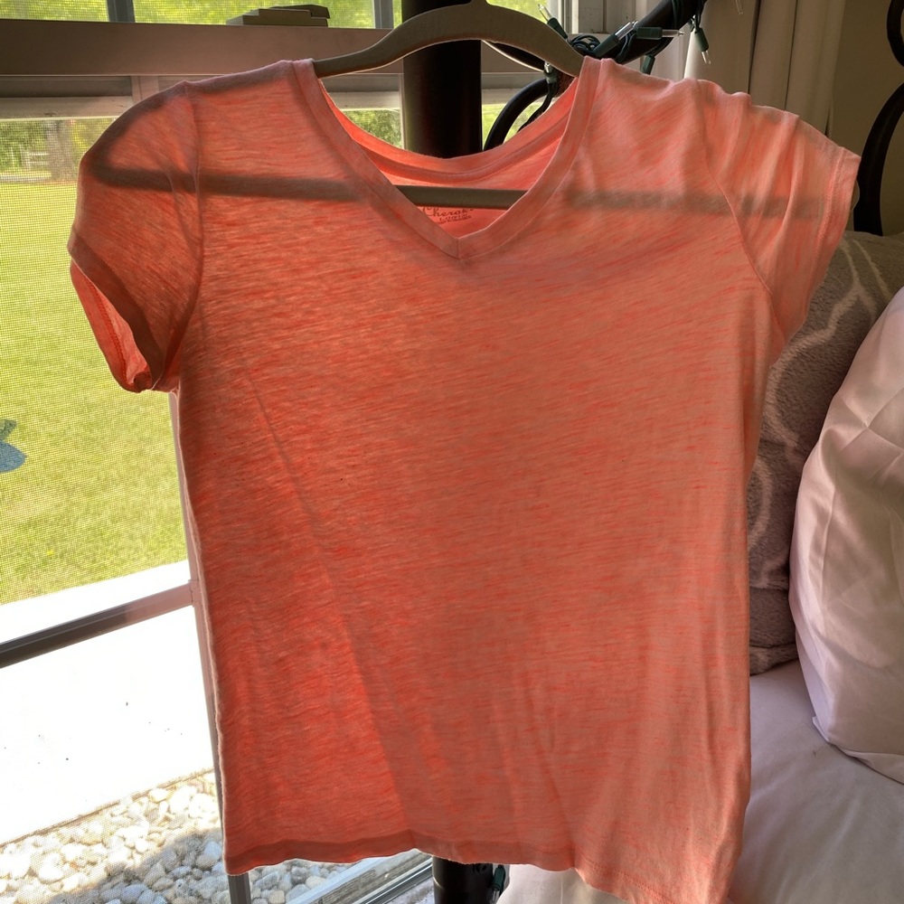 Pink , light shirt